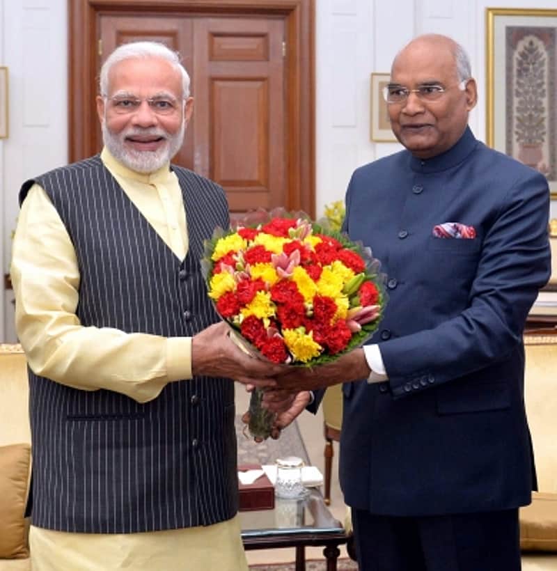 PM Modi - former President Ram Nath Kovind
