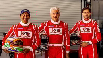 புதிய ரேஸுக்கு தயாராகும் அஜித், நரேன் கார்த்திகேயன்!