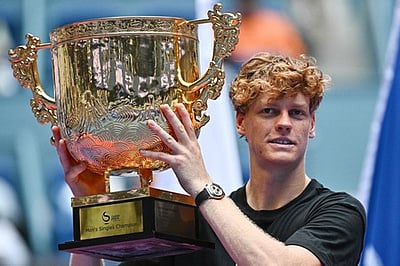 சீன ஓபன்: ஜேக் சின்னா் சாம்பியன் அரையிறுதியில் கௌஃப் - அனிஸிமோவா