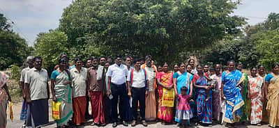 அவிநாசி: பட்டா வழங்கிய இடத்தில் உரிய அளவீடு செய்து தரக் கோரி போராட்டம்  