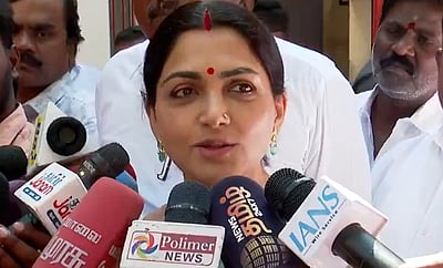 தேஜ கூட்டணியில் இணையுமாறு விஜய்க்கு எந்த அழைப்பும் விடுக்கப்படவில்லை: குஷ்பு  