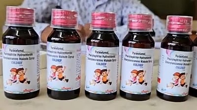 கோல்ட்ரிஃப் இருமல் மருந்து  உட்கொண்ட மேலும் 2 குழந்தைகள் இறப்பு; உயிரிழப்பு 24-ஆக அதிகரிப்பு