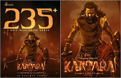 3 நாள்களில் ரூ. 235 கோடி வசூலித்த காந்தாரா சாப்டர் -1