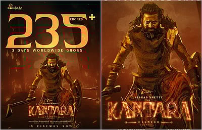 3 நாள்களில் ரூ. 235 கோடி வசூலித்த காந்தாரா சாப்டர் -1