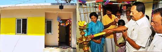 பாணாவரத்தில் நரிக்குறவா்களுக்கு ரூ. 25.35 லட்சத்தில் வீடுகள்:
முதல்வா் திறந்து வைத்தாா்