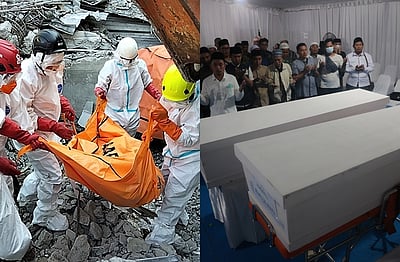 இந்தோனேசியா பள்ளிக் கட்டட விபத்து: பலி எண்ணிக்கை 61 ஆக அதிகரிப்பு! 