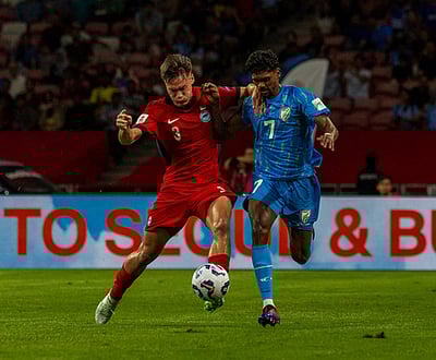 ஆசிய கோப்பை தகுதிச்சுற்று: சிங்கப்பூருடன் இந்தியா ‘டிரா’ 