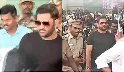 மதுரையில் ‘தல’ தோனி! ரசிகர்கள் உற்சாக வரவேற்பு!