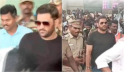 மதுரையில் ‘தல’ தோனி! ரசிகர்கள் உற்சாக வரவேற்பு!