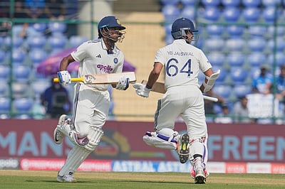 2-வது டெஸ்ட்: யஷஸ்வி ஜெய்ஸ்வால், சாய் சுதர்சன் அசத்தல்; வலுவான நிலையில் இந்தியா!