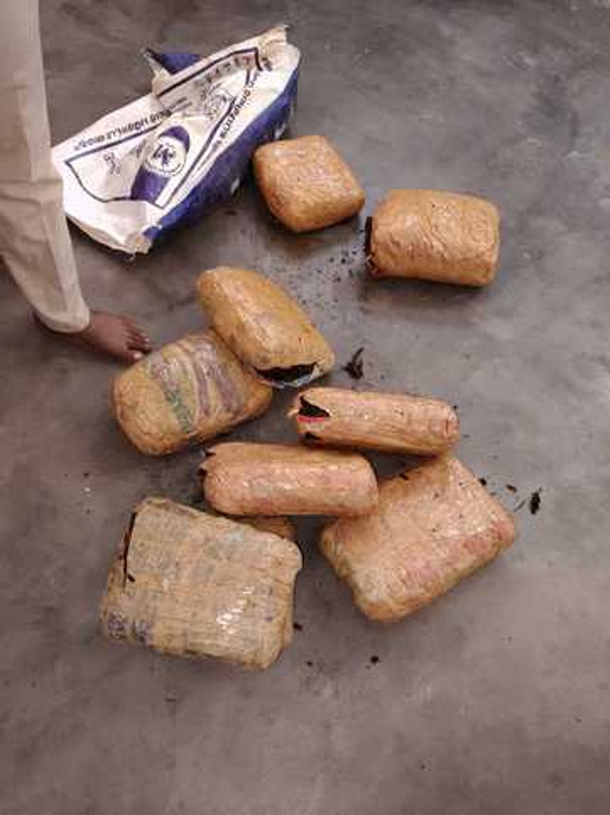 தொண்டி கடற்கரைப் பகுதிகளில் கரை ஒதுங்கிய ரூ. 65 லட்சம் மதிப்புள்ள கஞ்சா பண்டல்கள்