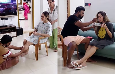 கணவரின் அன்பால் மீண்டு வந்தேன்: ஸ்ருதிகா பகிர்ந்த விடியோ! 