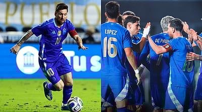 மெஸ்ஸி புதிய உலக சாதனை..! ஆர்ஜென்டீனா அபார வெற்றி! 