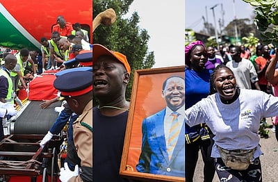 கென்ய முன்னாள் பிரதமருக்கு அஞ்சலி செலுத்த வீதிகளில் திரண்ட மக்கள்! புகைக்குண்டு வீசிய போலீஸ்!