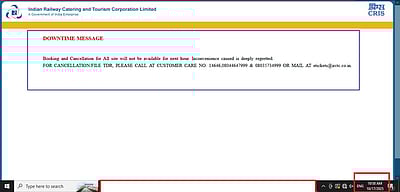ஐஆர்சிடிசி முடங்கியது! தீபாவளியால் திணறும் ரயில் டிக்கெட் முன்பதிவு! 