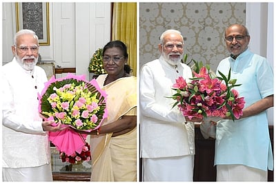 குடியரசுத் தலைவர், துணைத் தலைவரைச் சந்தித்த பிரதமர் மோடி!