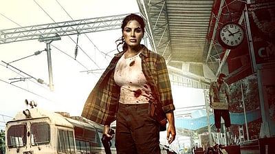 சம்யுக்தா மேனனின் பான் இந்திய திரைப்படம்..! முதல் பார்வை போஸ்டர்! 