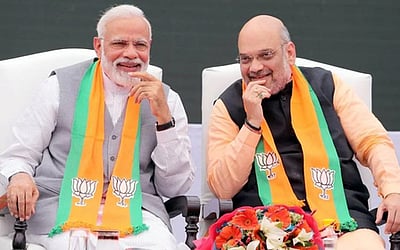 பாஜக தலைமை அலுவலகத்தில் கொண்டாட்டம்! மோடி, அமித் ஷா, ஜெ.பி. நட்டா வருகை!