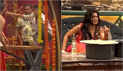 பிக் பாஸில் வெடித்த வன்முறை! மேஜையைத் தூக்கி வீசிய கலை! பார்வதி, திவாகர் மோதல்!