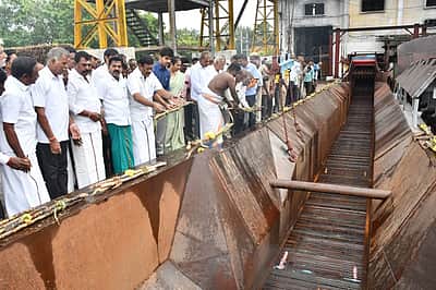 திருவாலங்காடு சா்க்கரை ஆலையில் கரும்பு அரைவை தொடக்கம்