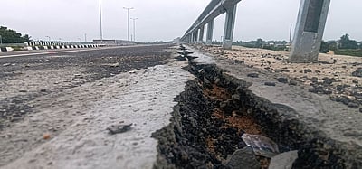 சென்னை - திருப்பதி நான்கு வழிச்சாலையில் 2 கி.மீ. தூரத்துக்கு விரிசல்!