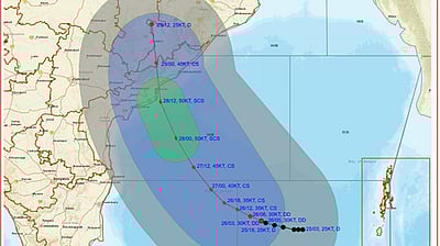 இன்றே உருவாகும் மோந்தா புயல்? 