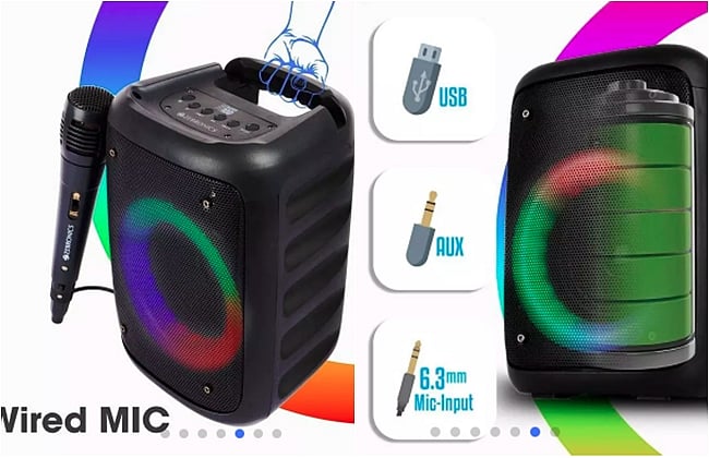 18 மணி நேரம் பாடல் கேட்கலாம்... ஸெப்ரானிக்ஸ் புளுடூத் ஸ்பீக்கர்!