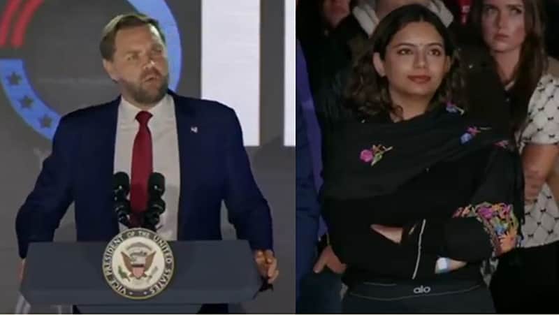 Indian-origin woman confronts JD Vance