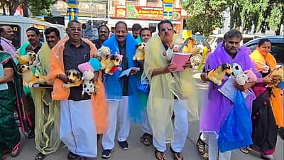 தாம்பரம் மாநகராட்சி மாமன்றக் கூட்டத்தில் அதிமுக உறுப்பினா்கள் வெளிநடப்பு