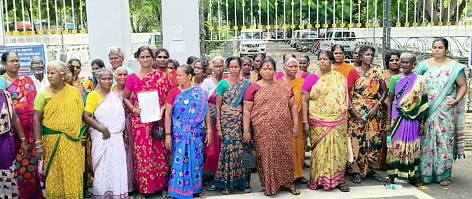 100 நாள் வேலை திட்டத்தை முறையாக செயல்படுத்த கோரி ஆட்சியரிடம் மனு