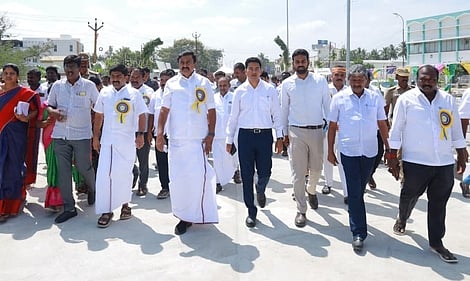 திருப்பூரில் ரூ.14 கோடி மதிப்பில் அகலப்படுத்தப்பட்ட உயா்மட்ட பாலம்