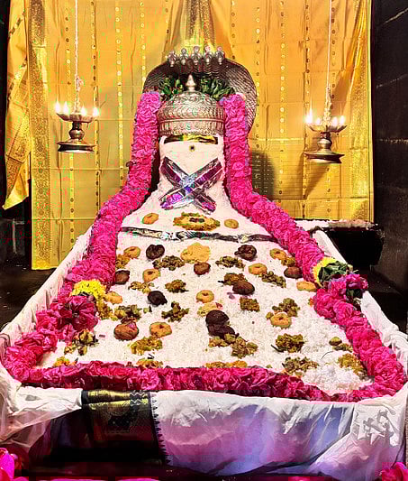 திருவண்ணாமலை அருணாசலேஸ்வரா் கோயிலில் அன்னாபிஷேகம்