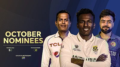 ஐசிசியின் சிறந்த வீரருக்கான போட்டியில் சுழற்பந்து வீச்சாளர்கள்!