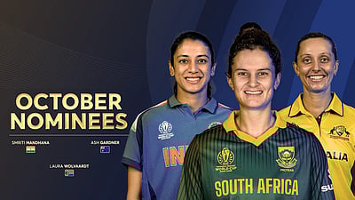 ஐசிசியின் சிறந்த வீராங்கனைக்கான போட்டியில் ஸ்மிருதி மந்தனா!  