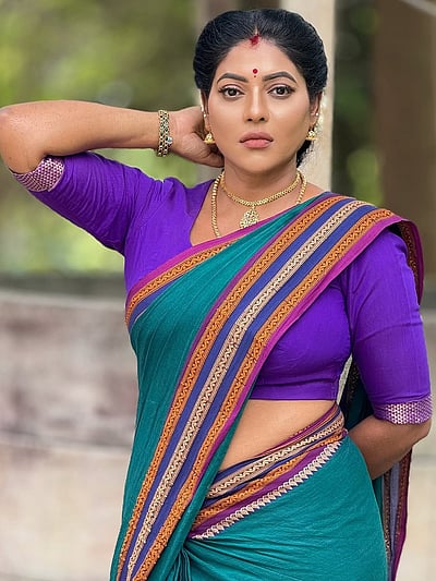 கண்டாங்கிச் சேலை... ரேஷ்மா பசுபுலேட்டி! 