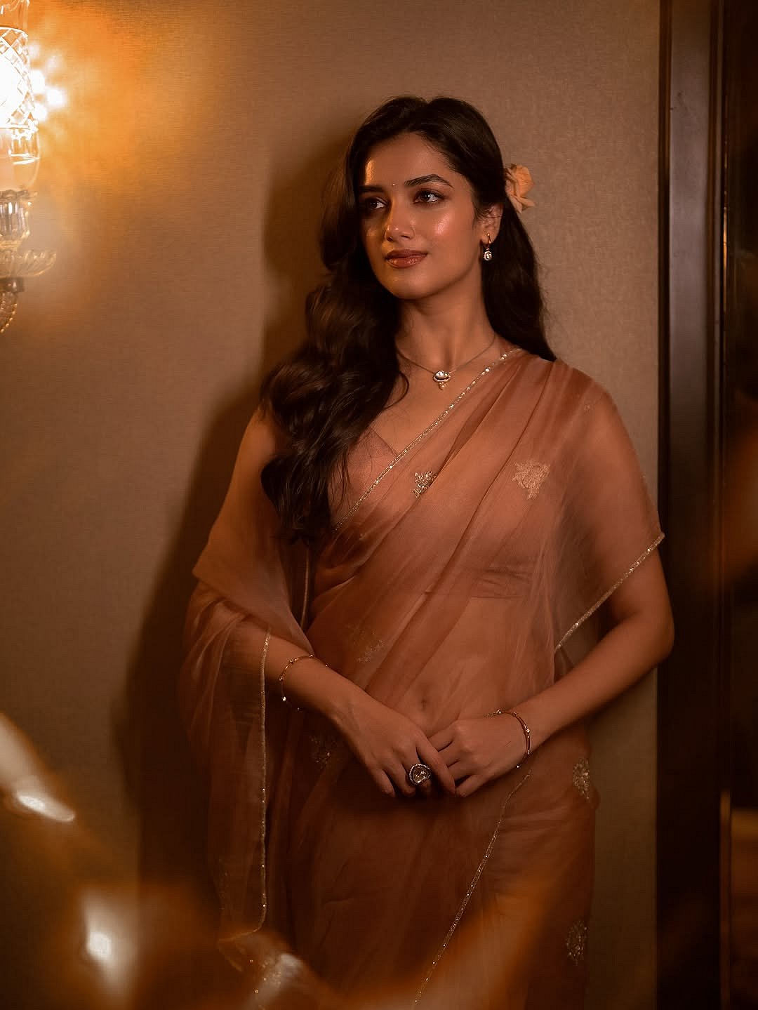 கீர்த்தியின் சாயல்... பாக்யஸ்ரீ!