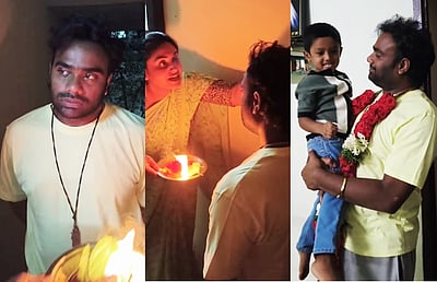 பிக் பாஸ் வீட்டிலிருந்து வெளியேறிய பிரவீன்! எளிமையாக வரவேற்ற குடும்பம்!