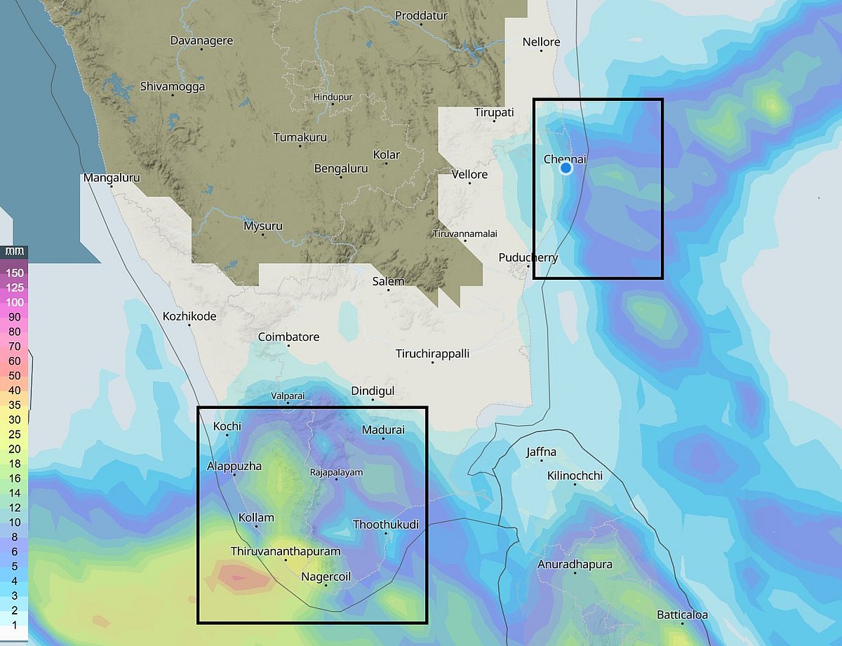 அடுத்த 2 நாள்களுக்கு சென்னை, புறநகரில் பலத்த மழை!