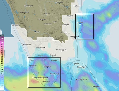 அடுத்த 2 நாள்களுக்கு சென்னை, புறநகரில் பலத்த மழை!