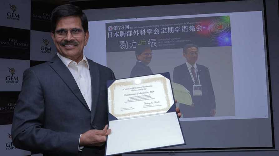 டாக்டா் சி.பழனிவேலுக்கு 
ஜப்பானின் கெளரவ உறுப்பினா் பதவி