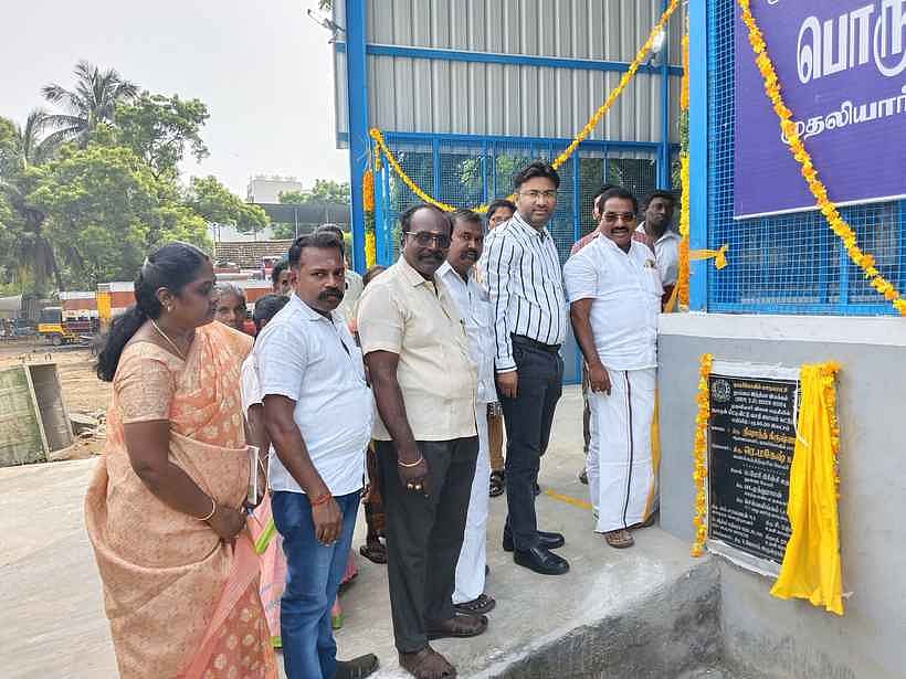 நாகா்கோவிலில் மறுசுழற்சி பொருள்களை பிரித்தெடுக்கும் மீட்பு வசதி மையம் திறப்பு