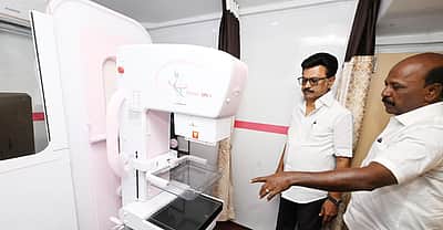 புற்றுநோய், இதய நோய், நீரிழிவு... மகளிருக்கு நடமாடும் மருத்துவப் பரிசோதனை ஊர்தி! காஞ்சியில் தொடக்கம்!!