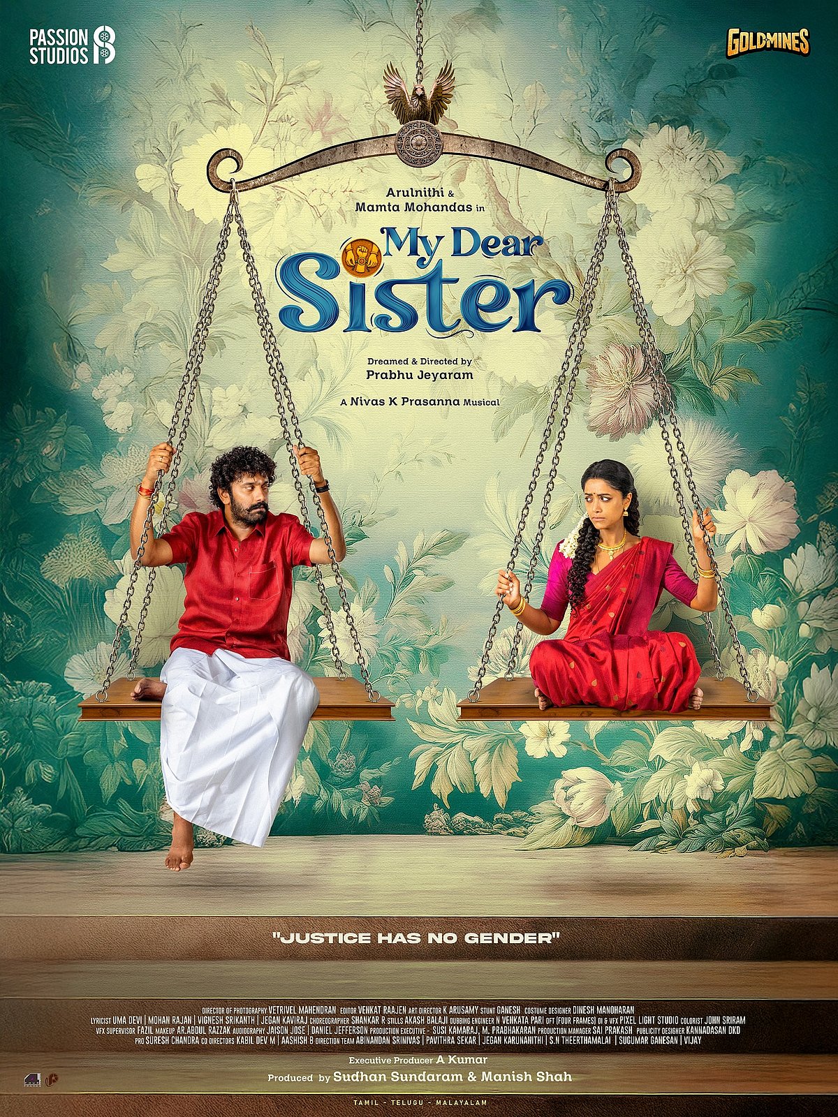 அருள்நிதியின் மை டியர் சிஸ்டர் படத்தின் முதல்பார்வை போஸ்டர்!