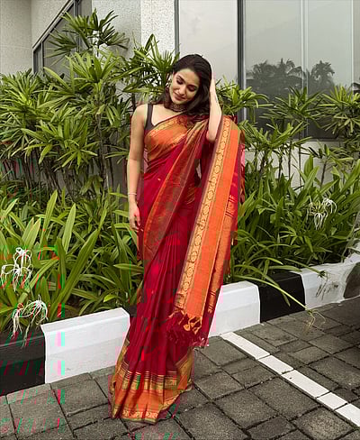 பெண்ணாகிய ஓவியம்... சானியா ஐயப்பன்!