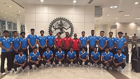 இந்திய ஜூனியா் ஹாக்கி அணி சென்னை வருகை