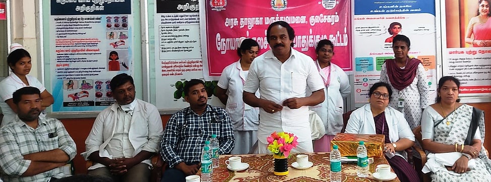 குலசேகரம் அரசு தாலுகா மருத்துவமனை மேம்படுத்தப்படும்: அமைச்சா் மனோ தங்கராஜ்