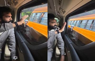 பள்ளிக் குழந்தைகளை மகிழ்வித்த நடிகர் சிலம்பரசன்!