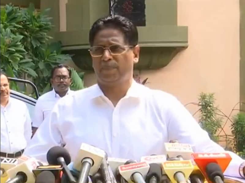 DMK MP NR Elango press meet on SIR