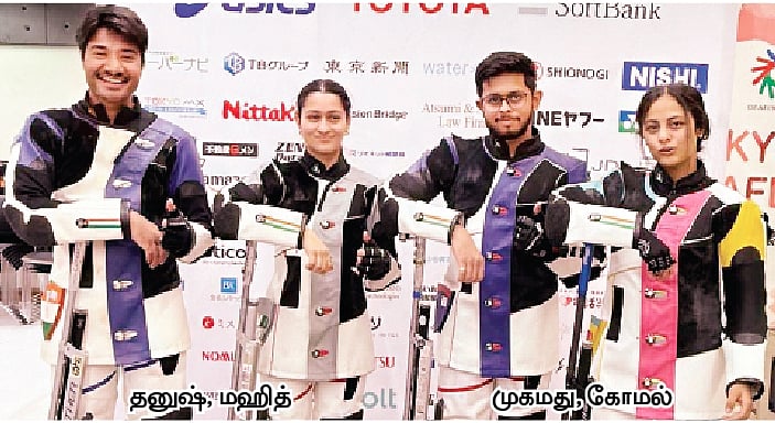 இந்திய கலப்பு இணைகளுக்கு தங்கம், வெண்கலப் பதக்கங்கள்