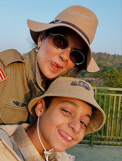 கிர் தேசிய பூங்காவில்... கங்கனா ரணாவத்!